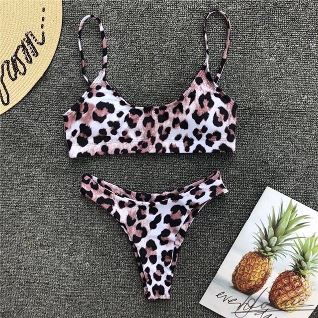 ブラジリアンビキニ ヒョウ柄 セクシー ハイレグ お洒落 足長効果 スポーツ シンプル 水着 レディース ビキニ 海外 リゾート ビーチ 海 代 Horai
