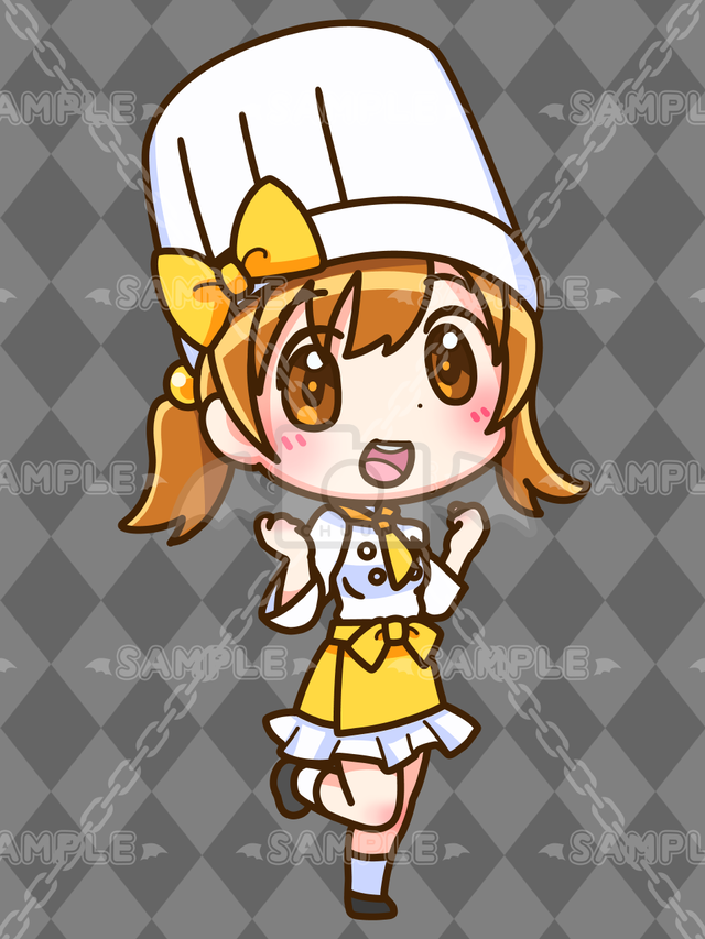 おさげコックちゃん イエロー L 中学2年生