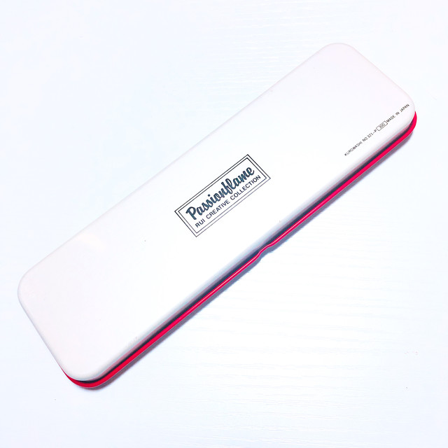 Jp80年代ファンシー文具 ハートとドットの缶ペンケース Vintage昭和レトロ Ptm