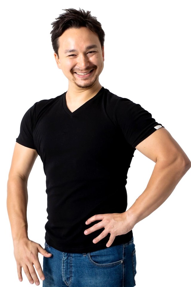 Timber Home ティンバーホーム ヘビーオンス Tシャツ メンズ Vネック 無地 半袖 タイト フィット ワイルドヘビーtシャツ Oggifun Style