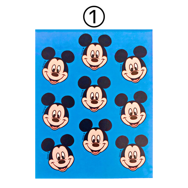 Vintage Sticker ビンテージディズニー Disney 輸入海外シールミッキーミニーステッカー Ptm