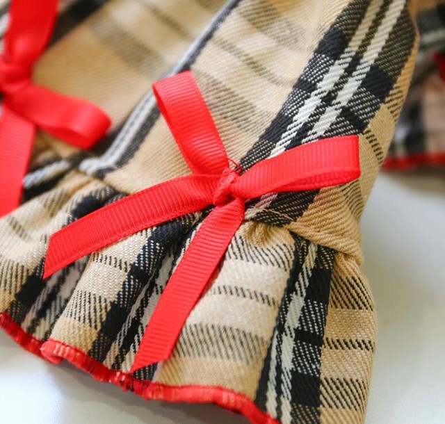 バーバリーチェック ワンピース Littlepeach