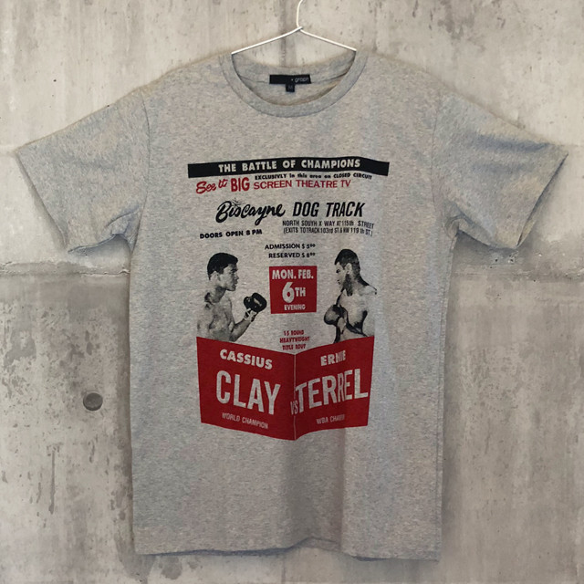 送料無料 Muhammad Ali Cassius Clay Vs Ernie Terrell Men S T Shirts M モハメド アリ カシアス クレイ Vs アーニー テレル メンズ Tシャツ M ロックtシャツ バンドtシャツ Piggies