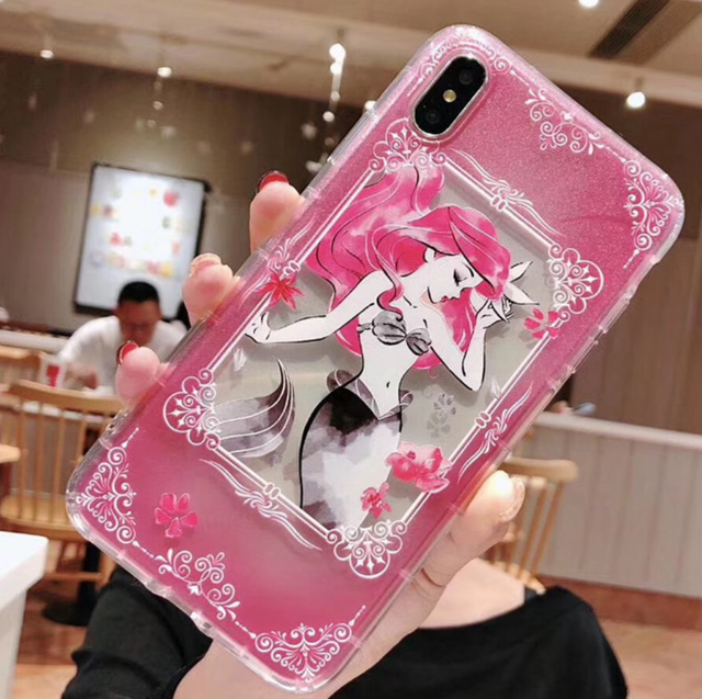 プリンセスiphoneケース アリエル 即日発送 Flocorir Kariel