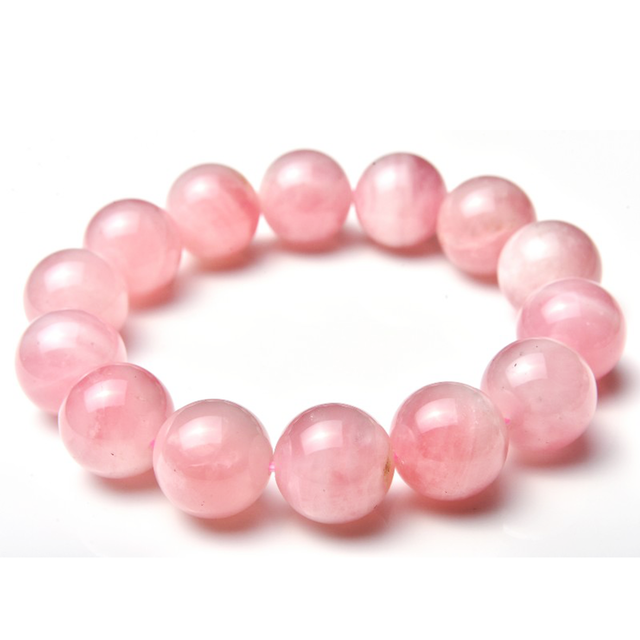 ☆数量限定再入荷☆【愛と美のクリスタルパワー】★ディープローズクォーツ・ブレスレット(12mm)★