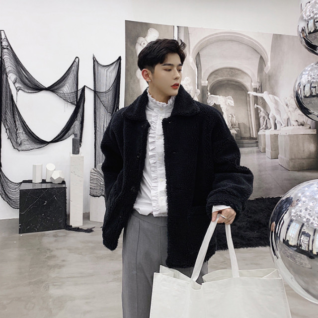 あなたの髪型 最高かつ最も包括的な黒 モコモコ アウター メンズ