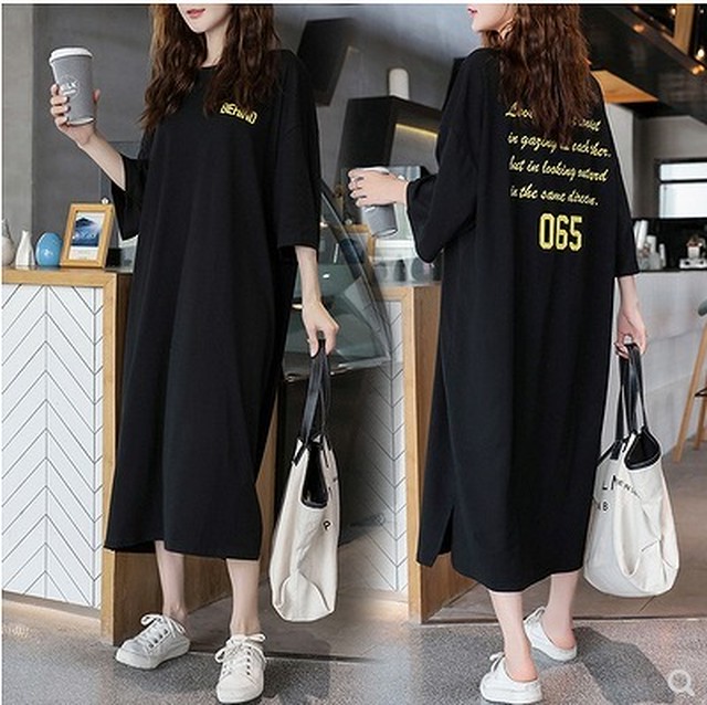 春夏新作 ワンピース Tシャツ シャツワンピ チュニックワンピ 大きいサイズxl 5xl Chmnt 椿屋ladys本舗大きいサイズの店