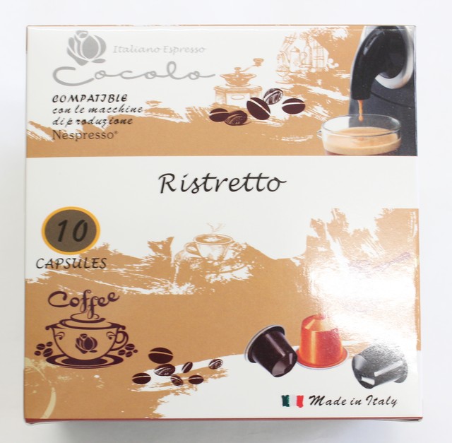 Ristretto 味わいの強さ 12 10 Nespresso 互換カプセル 10個入り Cocolocoffee