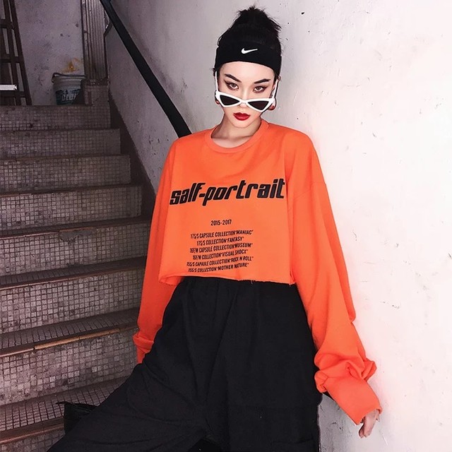 【即納】salf color tops
