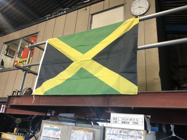 ジャマイカ国旗 Jamaica 90 150 応援 インテリア レゲエ 湘南大ちゃん本舗