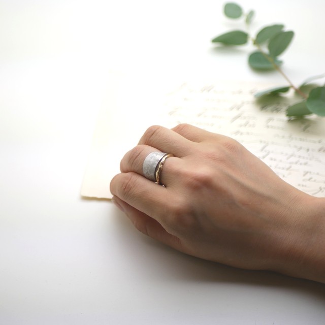 Eucalyptus レモンユーカリ フリーリング Brass Yukiko Matsui Yukikomatsui ボタニカルジュエリー