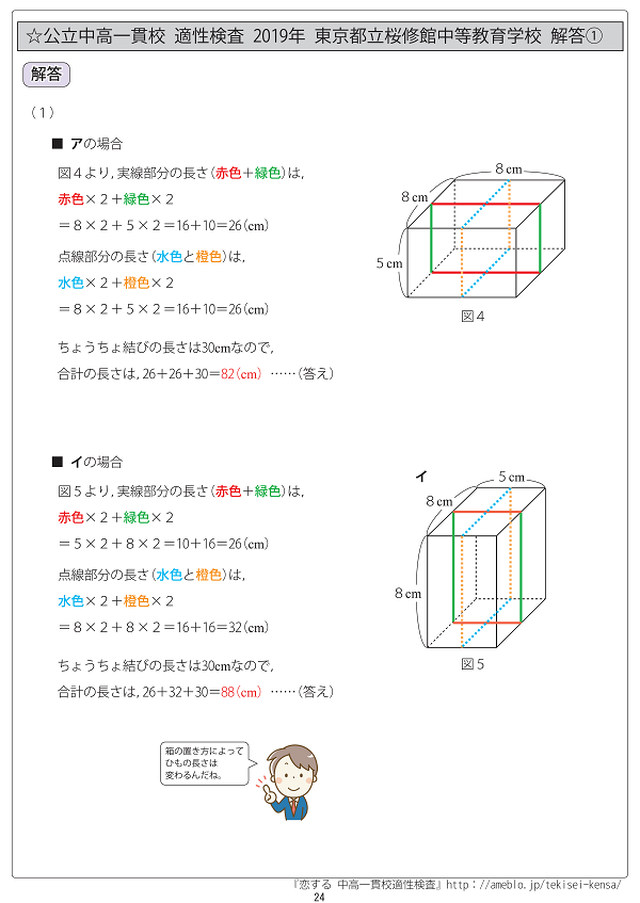 第6弾 19年版 全国公立中高一貫校 適性検査 論理的思考力 地頭力を要する算数問題 過去問解説集 自宅でできる受験対策ショップ ワカルー Wakaru