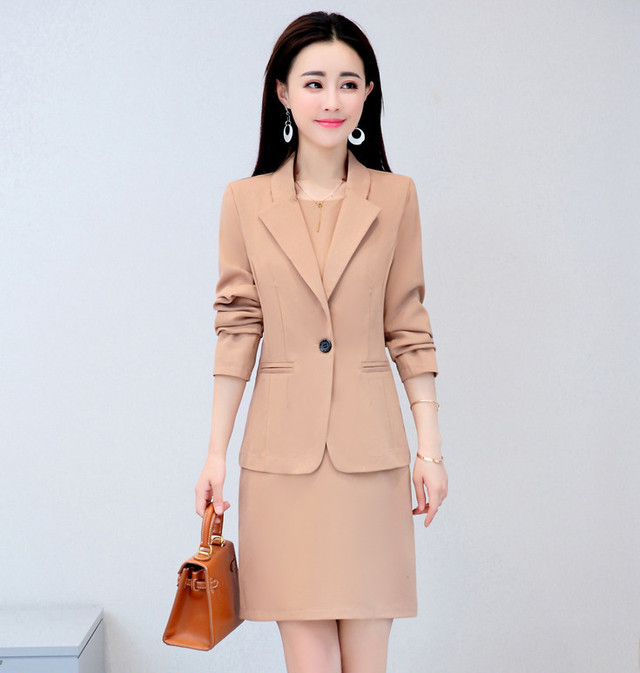 レディース スーツ 2点セット フォーマル スリム オシャレ Ol 通勤 お出かけ 秋1736 Supermama