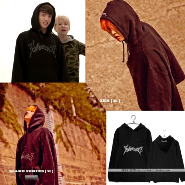 防弾少年団 Bts ジョングク Jungkook 着用 プルオーバー パーカー Id095 K Pop Dmar