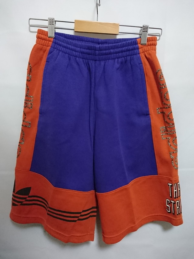 古着 メンズm Adidas アディダス スウェット ハーフパンツ カジュアル デサント製 半ズボン ブルー 4216p スポーツウェア シューズの古着屋 リサイクルスポーツ