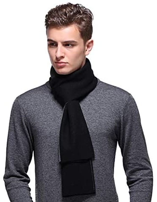 Jpcs Manatsulife ウール マフラー メンズ ストール 大判 ニット 上品 秋冬 ベーシックカラー Az Japan Classic Store