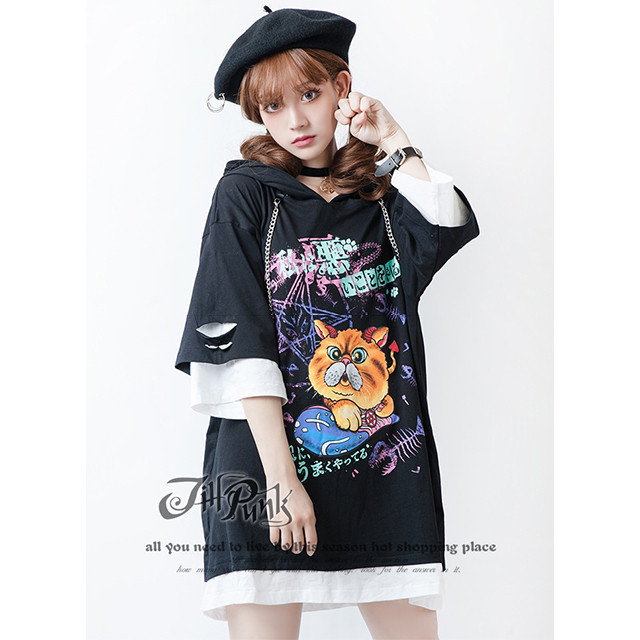 即日発送 ゴスロリ トップス ロックtシャツ ロックt V系ゴスロリ V系 ファッション 服 Tシャツ レディース T001 Haln0603 スプリングフェア Www Iacymperu Org