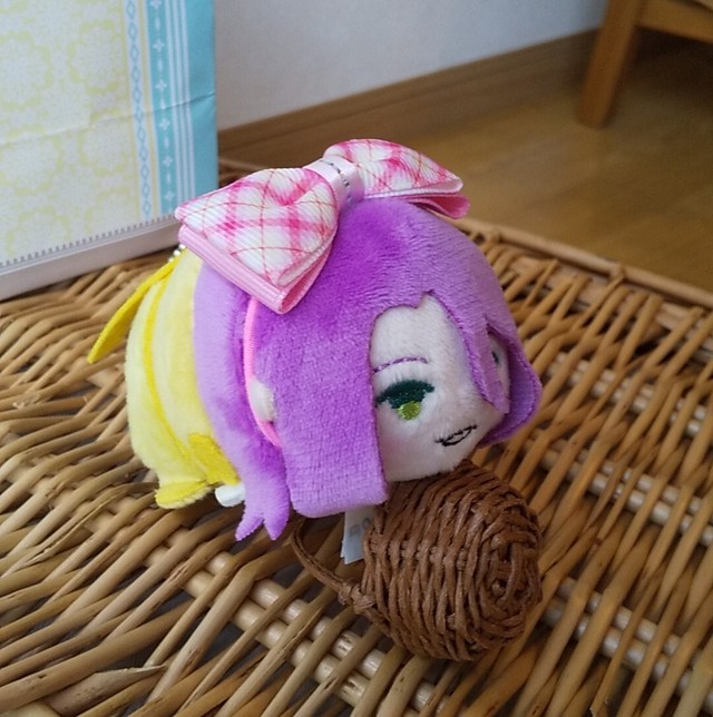 もちマス用 お飾り ピンク チェック リボン もちもちマスコット Ryuryu Bon リュリュボン