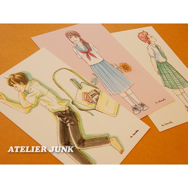 夏の学生さんポスカ ３枚セット Atelier Junk Online Shop