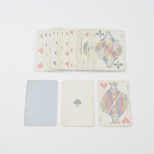 希少 1900年代 フランス アンティークトランプ Piquet Deck ピケ デック 32枚コンプリート Rusty Antique ラスティー アンティーク