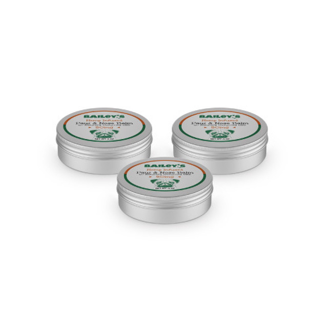 犬猫用肉球クリーム(CBD50mg/14g)×3個セット - 無味無臭 -