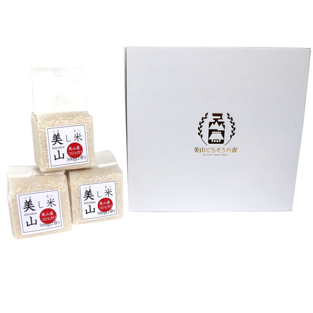 美し米ご贈答用 美山産コシヒカリ2合×9個入り