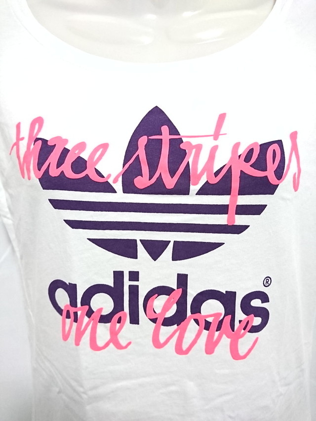 Adidas Originals アディダス オリジナルス レディースxs トレフォイル ロゴ Tシャツ 半袖 ホワイト W673 スポーツウェア シューズの古着屋 リサイクルスポーツ