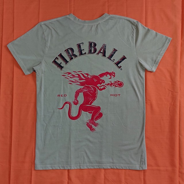 アメリカ直輸入 Fireball ファイヤーボール ウィスキー Tシャツ Whatsupkobe