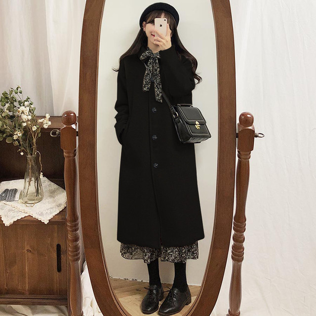 ヘップバーンブラックコート【Hepburn black cort】