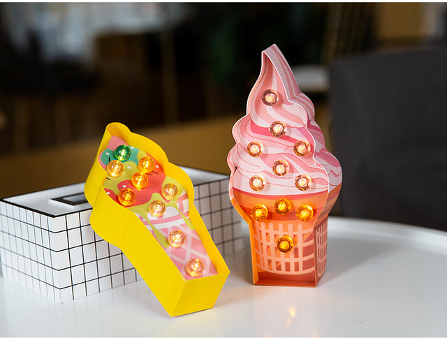 送料無料 Ledライト ネオンサイン 看板 アイスクリーム ソフトクリーム アイス屋さん おしゃれ エコ インテリア ディスプレイ 輸入雑貨 Hachinohe Base 1518