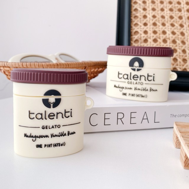 Airpods Pro Airpods ケース イタリアン アイス シリコン エアーポッズプロ エアポッズ カバー カラビナ付き Airpodsproケース Airpods2 1ケース かわいい ケースのまま充電 かわいいairpodsケース Apple Watchバンド Iphoneケース New I