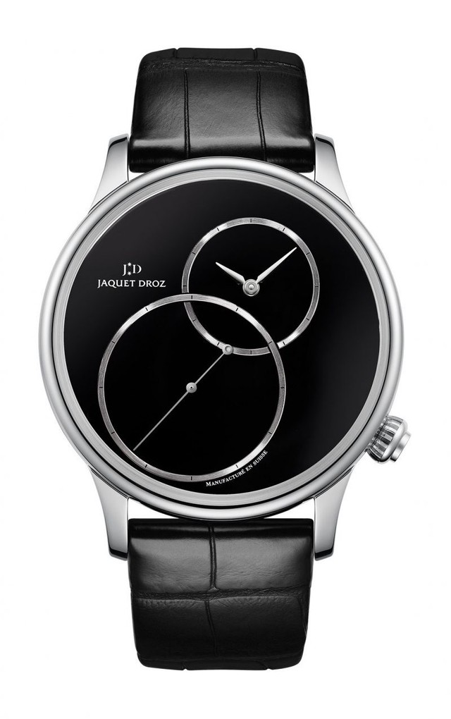 【JAQUET DROZ ジャケ・ドロー】GRANDE SECONDE OFF-CENTERED ONYX グラン・セコンド オフセンター オニキス/国内正規品 腕時計