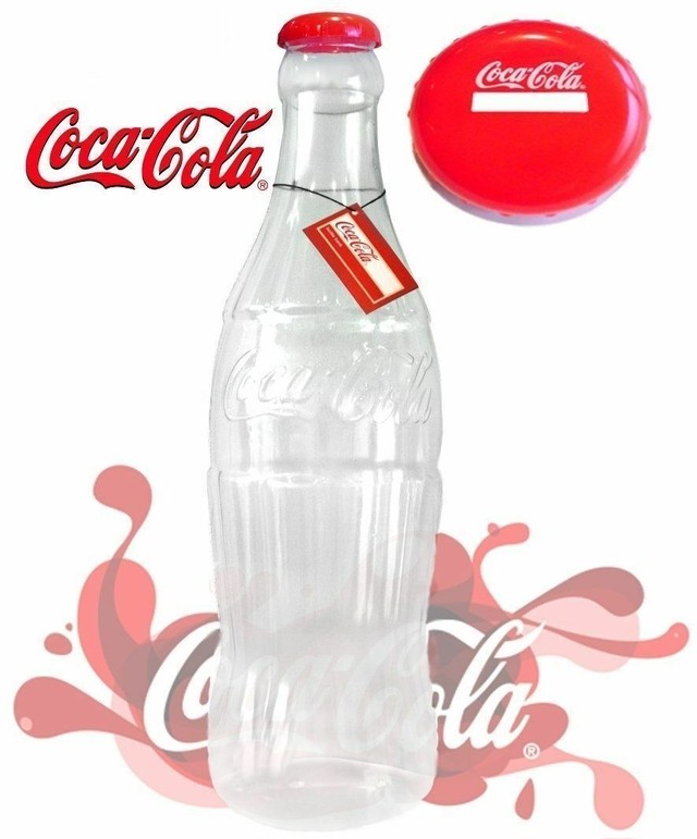 送料無料 35cm コカ コーラ Coca Cola コーク Coke 巨大 特大 貯金箱 バンクボトル 人気 おしゃれ インテリア ディスプレイ 輸入雑貨 Hachinohe Base 1518