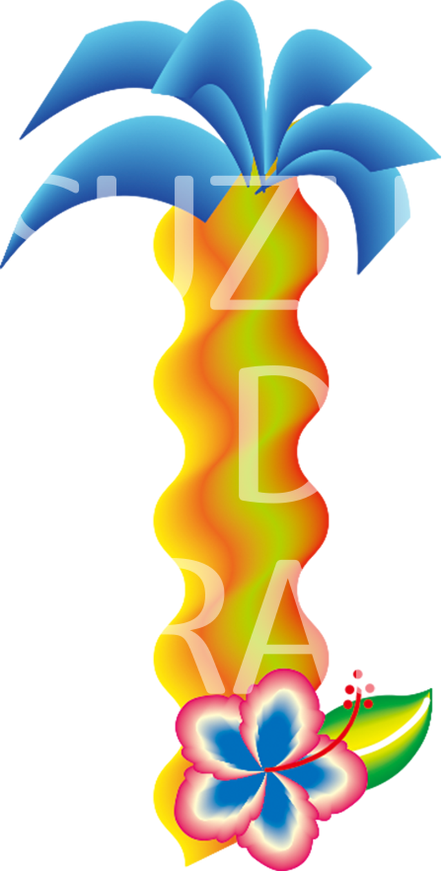 ハワイ花文字 大文字 G Suzuki D Craft