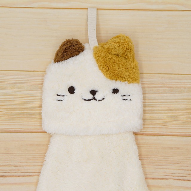 猫ハンドタオル アニマルタオルマスコット みけねこ マスノヤ衣料品店 マスノヤ猫雑貨店 猫ハンドタオル アニマルタオルマスコット みけねこ マスノヤ衣料品店 マスノヤ猫雑貨店