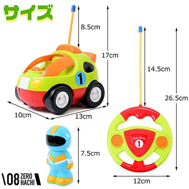 Jpcs Zerohachi ラジコンカー こども向け リモコンカー ラジコン おもちゃ 車おもちゃ 誕生日 プレゼント Az Japan Classic Store