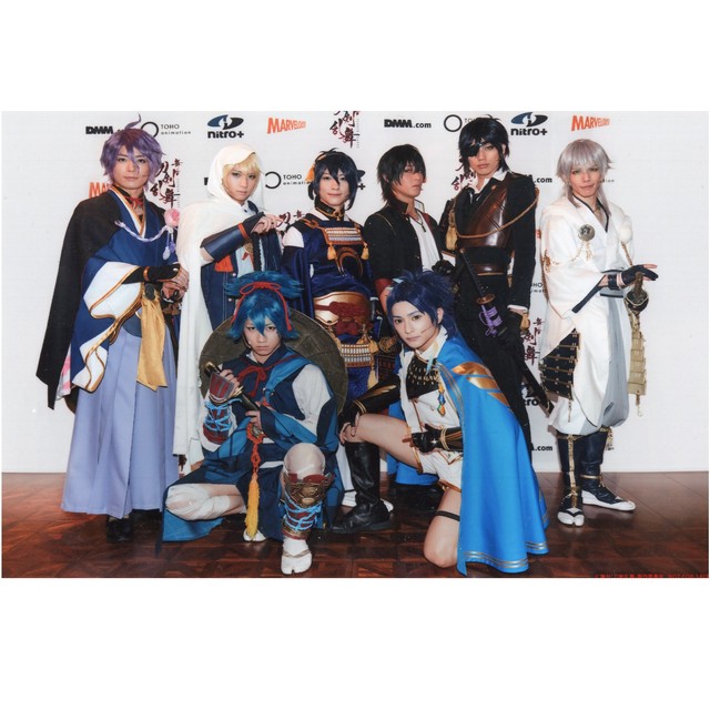 刀剣男士 8名 会場限定予約特典ブロマイド 舞台 刀剣乱舞 義伝 暁の独眼竜 Mangamichi