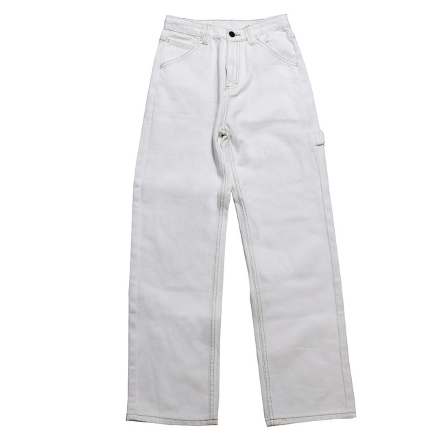 【Crudely Hommes】Winona's High Waist Stitch Denim