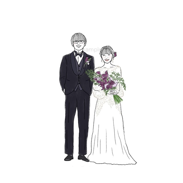 ウェディングイラスト Ocara