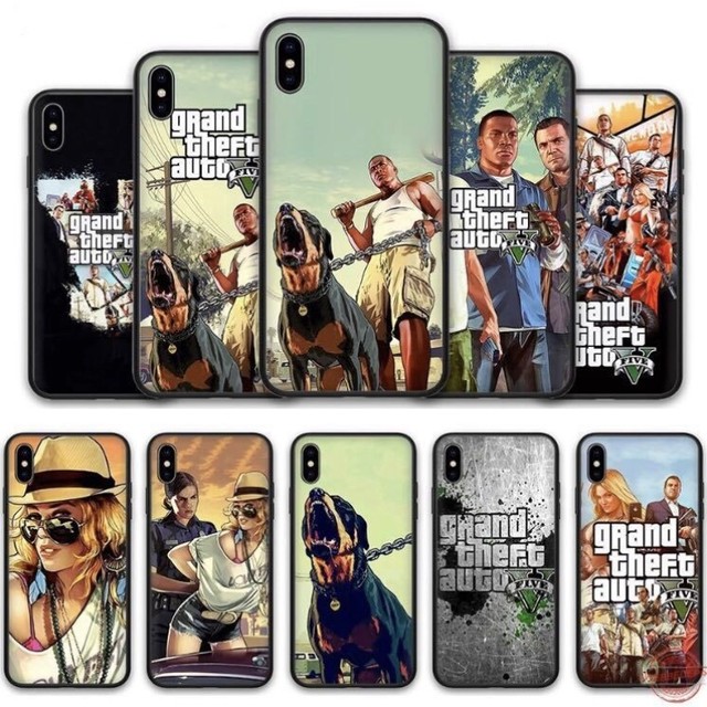 Grand Theft Auto Iphoneケース ソフト シリコンケース グランドセフトオートv グラセフ Gta5 Bf Merch S