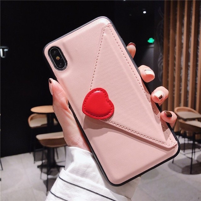 手紙 カード収納 Iphoneケース カバー スマホケース Iphone7 Xr 人気 韓国 流行り おしゃれ かわいい ハート 在庫限り 再入荷なし Ashop Iphoneケース アクセサリー ファッション