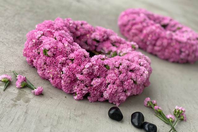 Statice Wreath Pink 01 | スターチスリース