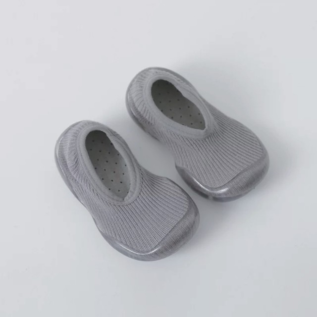 こっくりカラーソックスシューズ Beige ベビー 靴下 靴 ベビーフィート ファーストシューズ Baby Kids Mom Adzuki アズキ