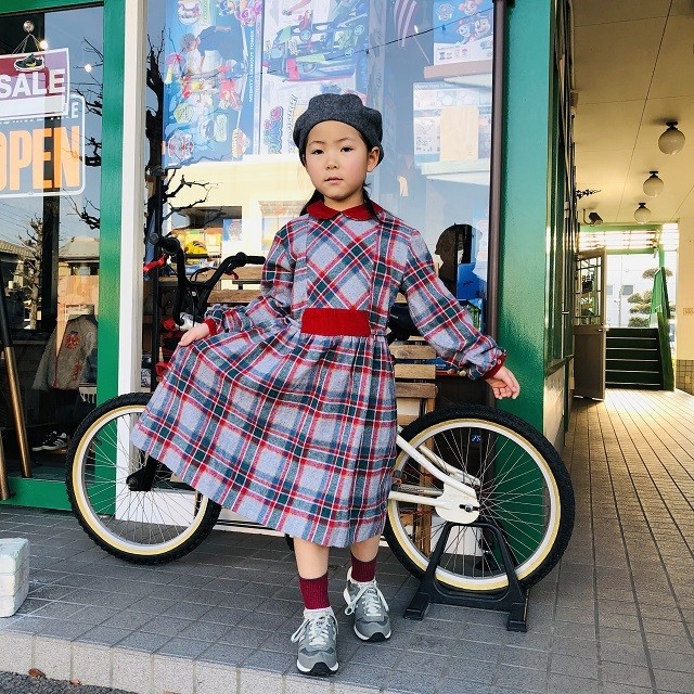 Used ヨーロッパ古着 80sドレス 140 Churchill Kids Wear