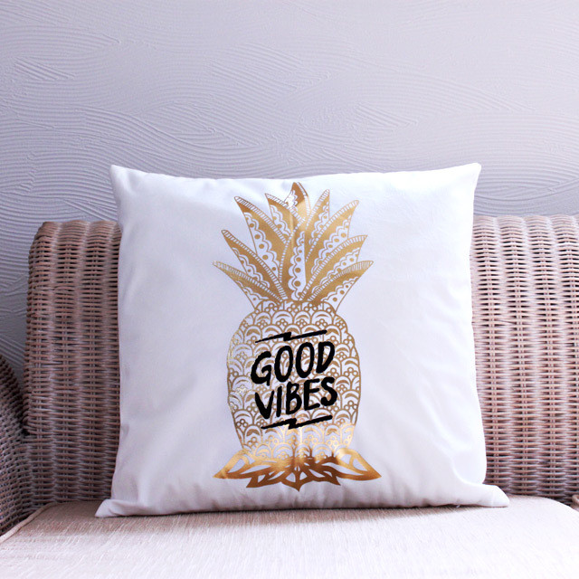 送料無料 ブロンズクッションカバー 04 45 45 おしゃれ 北欧 白