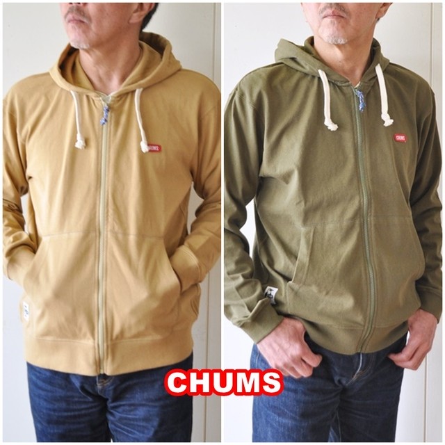 Chums チャムス ロゴtパーカー ジップパーカー Ch01 12 メンズ パーカー Bluelineshop