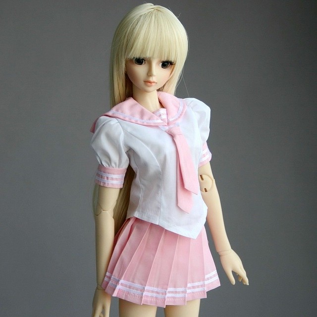 ドール用セーラー服半袖セット 1 4 スケール １着 N Forme Nipponsafedoll