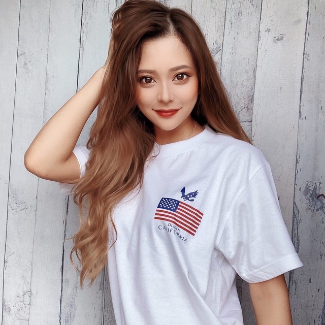 Eagle And American Flag T Shirt White 西海岸 アメリカ サーフ サーフ系 カリフォルニア Usa 星条旗 ビーチ オーシャン サファリ Safari Dliden California