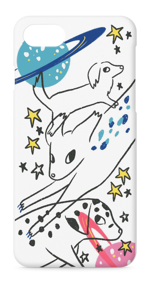わんわん宇宙 Iphone ケース 梅鹿商店