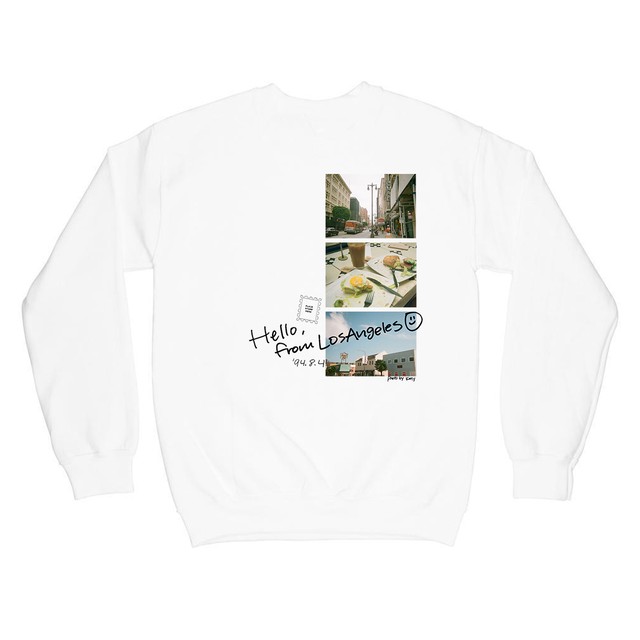 Multiple Post Card Sweat Tops